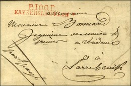 P.100.P. / KAYSERSLAUTERN Rouge Sur Lettre Avec Texte Daté Du 21 Mai 1810 Pour Sarrebruck. - TB / SUP. - 1792-1815: Veroverde Departementen