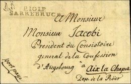P.101.P. / SARREBRUCK (51 Mm) Sur Lettre Avec Texte Daté Le 4 Septembre 1812 Pour Aix La Chapelle. - TB / SUP. - 1792-1815: Départements Conquis