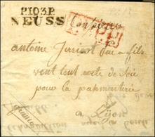 P.103.P. / NEUSS Sur Lettre Avec Texte Daté Le 28 Septembre 1812 Pour Lyon.  - TB / SUP. - 1792-1815: Veroverde Departementen