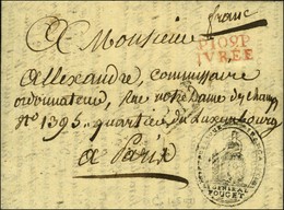 P.109.P. / IVREE Rouge Sur Lettre Avec Texte Daté Le 4 Messidor An 12 Signée Du Général Pouget Adressée En Franchise à P - 1792-1815: Départements Conquis