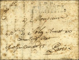 P.P. / FLORENCE / ESTAFFETTES Sur Lettre Avec Texte Daté 1813. - TB. - R. - 1792-1815: Veroverde Departementen