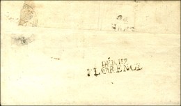 114 / SIENNE Rouge. Au Verso DEB 112 / FLORENCE Sur Lettre Avec Texte Daté De Montieri 1810. - TB. - 1792-1815: Veroverde Departementen