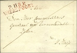 P.118.P. / AMERSFOORT Rouge Sur Lettre Avec Texte Daté Le 22 Décembre 1813. - TB / SUP. - R. - 1792-1815: Conquered Departments