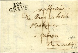 126 / GRAVE Sur Lettre Avec Texte Daté Le 20 Mai 1812 Pour Aubagne. - SUP. - 1792-1815: Départements Conquis