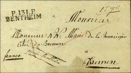 P.131.P. / BENTHEIM Sur Lettre Avec Texte Daté Le 29 Août 1812 Pour Bremen. - SUP. - RR. - 1792-1815: Conquered Departments