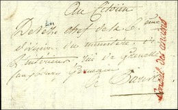 ' Conseil Des Anciens ' Rouge (S. N° 887A) Sur Lettre Avec Texte Daté De Paris An 5 Adressée En Franchise. - SUP. - Lettres Civiles En Franchise