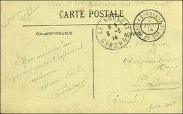 Càd Ambulant De Mobilisation Avec Indication De Section PARIS A BORDEAUX / 2e Son Sur CP. 1914. - TB. - Oorlog 1914-18