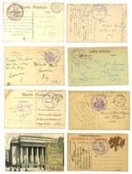 Lot De 12 CP Cachets TRAINS SANITAIRES SEMI-PERMANENTS. - TB. - Oorlog 1914-18