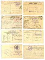 Lot De 8 Lettres Et 19 CP Cachets HOPITAUX MILITAIRES. - TB. - WW I