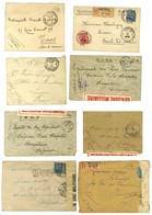 Lot De 9 Lettres Et 7 CP Cachets POSTES MILITAIRES BELGIQUES. - TB. - Oorlog 1914-18