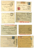 Lot De 9 Lettres Et 7 CP Cachets POSTES MILITAIRES BELGIQUES. - TB. - WW I