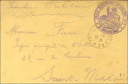 Cachet TRAIN SANITAIRE EPHRUSSI N° 1 Sur Devant De Lettre. 1916. - TB. - Guerre De 1914-18