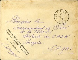 Càd VAG.ETAPES 9 / A-A-O Et Griffe De Franchise MISSION MILITAIRE FRANCAISE / AUPRES DE L'ARMEE HELENIQUE / SECTEUR POST - Oorlog 1914-18