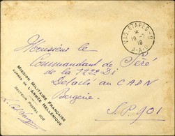 Càd VAG.ETAPES 9 / A-A-O Et Griffe De Franchise MISSION MILITAIRE FRANCAISE / AUPRES DE L'ARMEE HELENIQUE / SECTEUR POST - Guerre De 1914-18