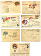 Lot De7 CP Diverses Obl De Franchise Militaire. - TB. - WW I