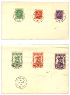 Lot De 2 Fragments Affranchis Avec Timbres Belges Obl Càd LE HAVRE. - TB. - WW I