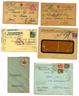 Lettre Avec Censure WIEN + Diverses Lettres Et CP De Prisonniers. - TB. - WW I