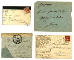 Lettre Avec Censure Hellénique + Lettres Obl Croix Rouge 1915. - TB. - Guerre De 1914-18