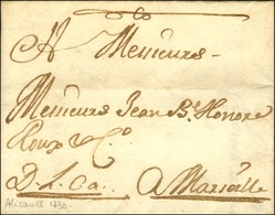 Lettre Avec Texte Daté D'Alicante Le 11 Juin 1731 Pour Marseille. Au Recto, Mention Manuscrite '' D.L.C ''. - TB / SUP. - Other & Unclassified