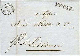 ESTAF + 60 / P.P. / J Sur Lettre Avec Texte Daté De Paris Le 15 Avril 1833 Pour Londres. - SUP. - Autres & Non Classés