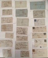 Lot De 145 Lettres Du Département De La Vendée Des Origines à 1850. Bel Ensemble Et Très Forte Cote. - B / TB. - Collections