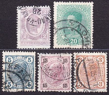 AUSTRIA, Used Stamps. POLISH CANCEL - KRAKAU ( KRAKOW ). Condition, See The Scans. - Used Stamps