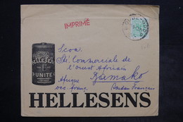 BELGIQUE - Enveloppe Commerciale Pour Bamako En 1957 , Vignette Au Verso - L 26436 - Storia Postale