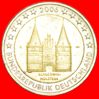 * SCHLESWIG-HOLSTEIN: GERMANY  2 EURO 2006A With Big Chip! LOW START  NO RESERVE! - Variétés Et Curiosités