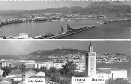 ¤¤   -   ESPAGNE  -   CEUTA   -  Una Vista  -  Carte 2 Vues  -  ¤¤ - Ceuta