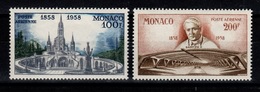 Monaco - YV PA 69 & 70 N* (trace) - Poste Aérienne