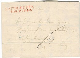 1849, Seltener Roter " Mattighofen " (150 Pkte)  , #6967 - ...-1850 Préphilatélie