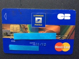 CARTE BANCAIRE LA BANQUE POSTALE  Master Card - Tarjeta Bancaria Desechable