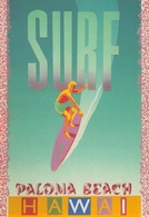 SURF - Paloma Beach, Hawaï - Bruno Nugeron, Série Illustrateurs Nugeron N'H 354 - Ski Náutico