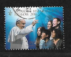 POLAND 2016 POPE FRANCIS GATHERING OF WORLD YOUTH IN KRAKOW - Used Stamps