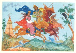 ILLUSTRATEUR RUSSE STYLE PROCHE De BILIBINE - KAZARINOV - PEINTRE  à PALEKH RARE BELLE ESDITION ARTISTIQUE CX MOSCOU - Bilibine