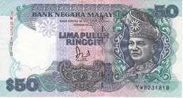 BILLETE DE MALASIA DE 50 RINNGIT DEL AÑO 1987  (BANKNOTE) - Maleisië