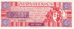 BILLETE DE 1 TEEN DEL AÑO 1968 AUTORIZADO POR F.N.M.T. (1 TEEN= 5 PTAS) (BANKNOTE) - 5 Peseten