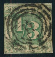 1862, 1/3 Sgr. Grün (Mi-Nr. 27 - 170,-) - Usados
