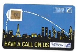 Télécarte  HAVE  A  CALL  ON  US, 50 U, C 11 - Interne Telefoonkaarten