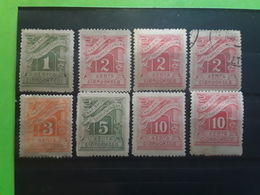 GRECE / GREECE, 1902 - 1913 , 8 Timbres TAXE POSTAGE DUE , Neufs Et Obl TB - Nuovi