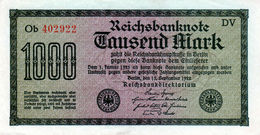 Billet Allemand De 1000 Mark Le 15 Septembre 1922 -  En S U P - 1000 Mark