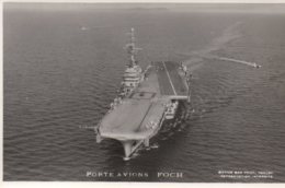 Carte Postale Porte Avions Foch Photo Marius Bart - Warships
