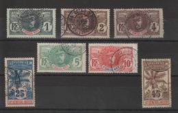 Haut Sénégal Et Niger 7 Timbres Oblit. N° 1 à 5,8 Et 12 - Used Stamps