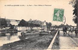 77-LA-FERTE-SOUS-HOUARRE- VIEUX CHATEAU ET PENSIONNAT ( VOIR PENICHES TIRE PAR CHEVAUX) - La Ferte Sous Jouarre