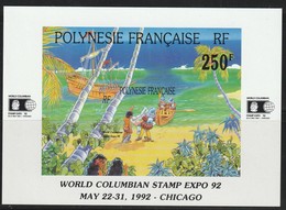 POLYNESIE - BLOC  N° 20  ** (1992) - Hojas Y Bloques