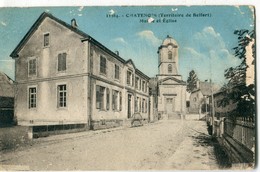 90 - Chatenois : Mairie Et Eglise - Châtenois-les-Forges