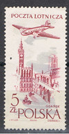 (M 48) POLSKA // YVERT 46 POSTE AERIENNE // 1957-58 - Used Stamps