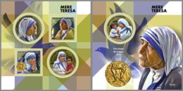 TOGO 2019 MNH Mother Teresa Mutter Teresa Mere Teresa M/S+S/S - OFFICIAL ISSUE - DH1912 - Mutter Teresa