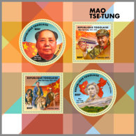 TOGO 2019 MNH Mao Tse-Tung M/S - IMPERFORATED - DH1912 - Mao Tse-Tung