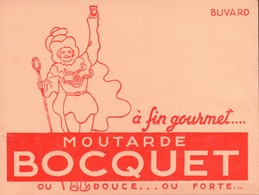Ancien BUVARD Illustré Moutarde BOCQUET à YVETOT 76 - Senf